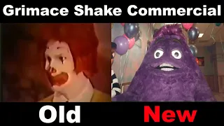 Grimace Shake Commercial Old and New | Side by Side Comparison