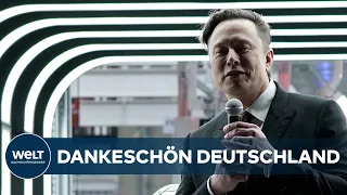 TESLA TURBO: Elon Musk eröffnet in Rekordzeit Gigafactory in Grünheide