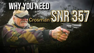 Crosman SNR 357 - an ACTION PACKED Air REVOLVER You NEED😎