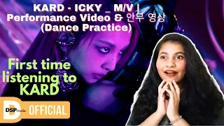 KARD - ICKY _ M/V | Performance Video & 안무 영상 (Dance Practice) | First time Reacting to KARD