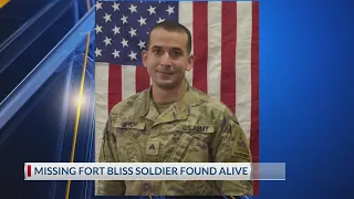 Missing Fort Bliss soldier found alive