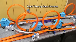 Track Time! Top-Side Boosters 16L from Hot Wheels Track Builder System