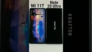 Mi 11T VS Samsung Galaxy Note 20 Ultra Speed Test #short #viralshort #viral