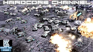 Command & Conquer 3 Tiberium Wars - Skirmish - Brutal AI - Epic Massive Battle =2=