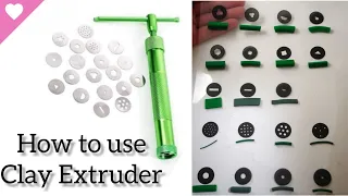 Polymer Clay Extruder How to use and tips @winsomeaxis9828