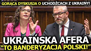 BRAUN OSTRO O PLADZE UKRAIŃCÓW NA POLSKĘ! "TO BANDERYZACJA POLSKI! DOŚĆ PŁACENIA ZA UCHODŹCÓW!"