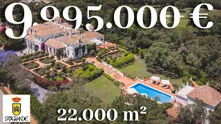 €9,995,000 VILLA IN ALTOS DE VALDERRAMA | SPECTACULAR PALACIOUS MANSION WITH 22,000 M² IN SOTOGRANDE