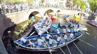 Chaos on the Amsterdam Canals - Collisions and Traffic Jams