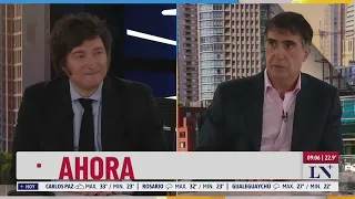 El presidente Javier Milei, en entrevista exclusiva con Antonio Laje