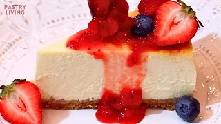 Perfectly Smooth & Creamy New York Cheesecake