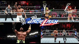 WWE 2K20 Universe Mode - "Backlash Highlights"
