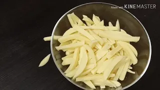 Картофель фри без грамма масла,French fries without a gram of oil