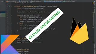 Android Push Notification in Kotlin || Firebase Cloud Messaging