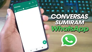 WhatsApp Atualizou e SUMIU as CONVERSAS - COMO RESOLVER