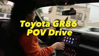2022 Toyota GR86 POV Drive | What's it like driving a Toyota GR86
