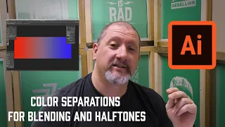 How To Color Separate Blends And Halftones For Screen Printing Using Adobe Illustrator