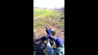 стрельба из АГС  Боец Азова