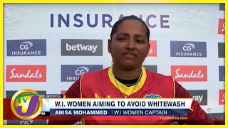 W.I Women Aiming to Avoid Whitewash - Sept 15 2021