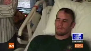 Soldier blinded in Iraq still serving