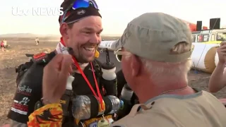 Double amputee triumphant after 'world's toughest race'