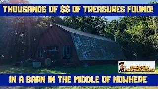 Thousands of $$S of Treasures Found in a Barn in the Middle of Nowhere