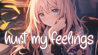 「Nightcore」 hurt my feelings - Tate McRae ♡ (Lyrics)