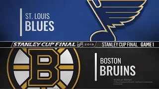 St  Louis Blues vs Boston Bruins   Final   Game 1   May 27, 2019   Stanley Cup 2