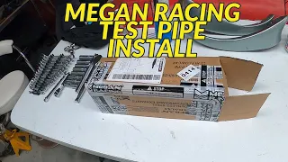 HONDA PRELUDE MEGAN RACING TEST PIPE INSTALL