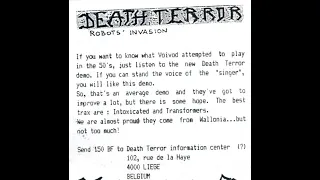 DEATH TERROR (Liége, Belgium) demo #1. Robot's Invasion. 1988 (Unknown Death/Thrash band. RARE !)