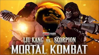 Liu Kang vs. Scorpion - Interactive Stop Motion | Mortal Kombat