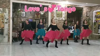 Love' s Tango-  Line Dance/ Improver/ Demo by Daisy & Friends