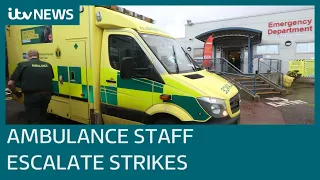 Paramedics escalating strikes by reducing emergency cover, GMB warns| ITV News