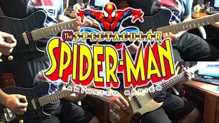 Spiderman Animated Series Theme COVER With Guitar as "Vocals"