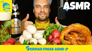 ASMR REAL OKTOBERFEST WEISSWURST eating 🇩🇪❤️ - GFASMR