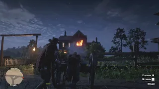 RDR2 - What if you fire a cannon at a strange woman in a window at Emerald Ranch