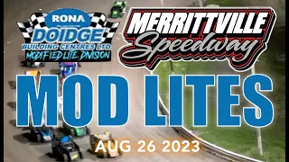 🏁 Merrittville Speedway 8/26/23 MOD LITE FEATURE RACE - 20 LAPS