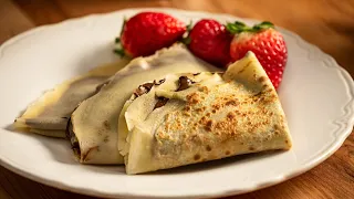 How to Make Thin French Crepes - Dished #Shorts