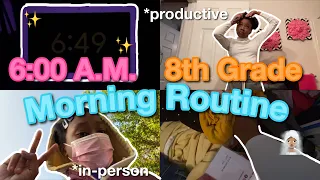 Productive School Morning Routine 2021 *8th Grade*| Life With AJ