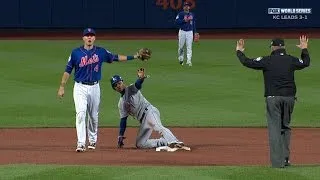 WS2015 Gm5: Dyson steals second base in the 12th