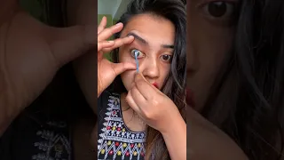 First Time LENS Try👁️ 🤯😱Kya ho gaya 😭😭 #shorts #trendinghacks #viralshorts #viralhacks #short #hacks