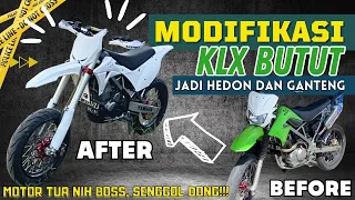 MODIFIKASI SUPERMOTO KLX LAMA JADI KEREN !!!!! . KLX 150 SUPERMOTO BODY GORDON TERBARU 2023 ISTIMEWA