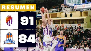 UEMC REAL VALLADOLID 91-84 LONGEVIDA SAN PABLO BURGOS | RESUMEN LEB ORO