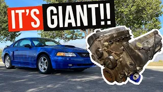 I bought the LARGEST ENGINE I can fit into my Mustang