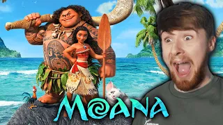 I LOVE *Moana*!! (especially Tamatoa) - First Time Watching Reaction