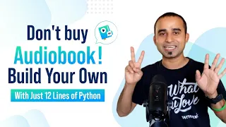 Don't Buy Audiobooks! 😎 Build Your Own With Just 12 Lines Of Python