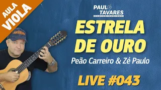 ESTRELA DE OURO | Peão Carreiro e Zé Paulo - Aula e Música Completa - Live #43