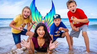 A Lost Mermaid! We Found A Magic Mermaid! Kids Fun TV