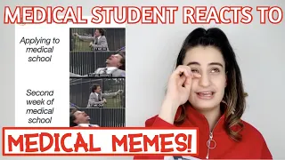 MEDICAL STUDENT REACTS TO MEDICAL MEMES!! | Journey2Med