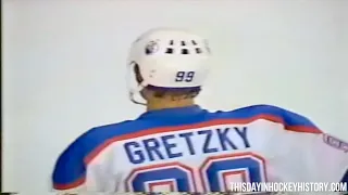 Wayne Gretzky Hat Trick vs Flyers   Game 3 1985 Stanley Cup Finals