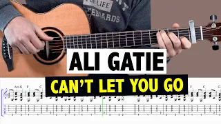 Can't Let You Go - Ali Gatie // Guitar Tutorial (CHORDS)